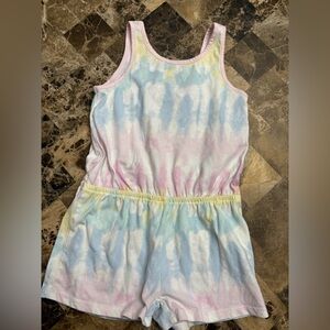 4/30$ The Children's Place Pastel Tie-Dye Romper 4 years